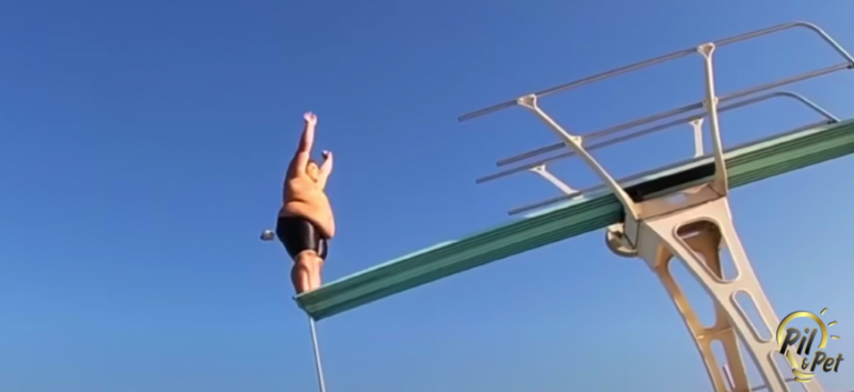 Bigger bodied 14-year-old diver plunges off diving board making ...
